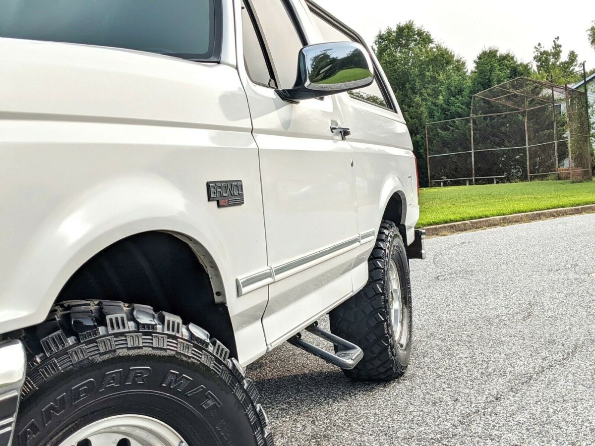 1994 White Ford Bronco