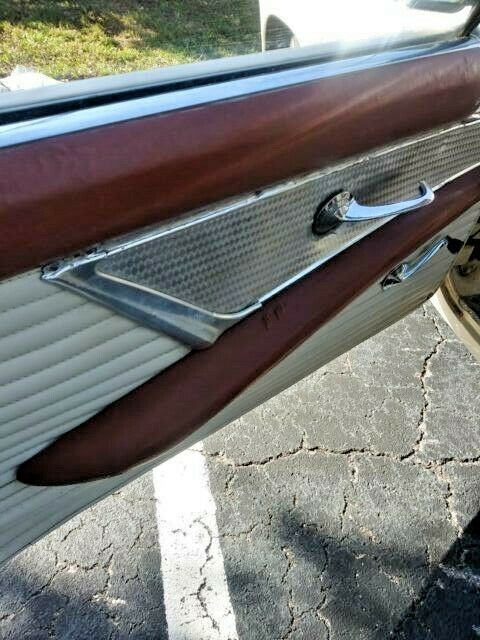 1956 Beige Ford Thunderbird Convertible