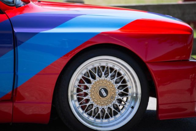 1988 red BMW M3 Coupe