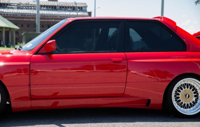 1988 red BMW M3 Coupe