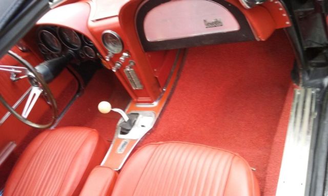 1963 Black Chevrolet Corvette Convertible