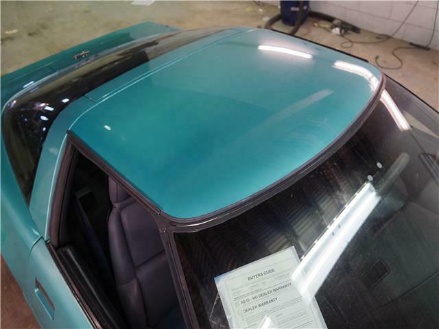 1991 Teal Chevrolet Corvette Coupe Hatchback