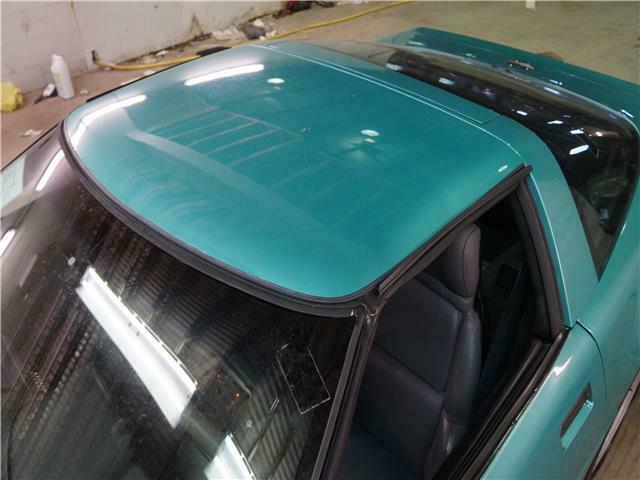 1991 Teal Chevrolet Corvette Coupe Hatchback