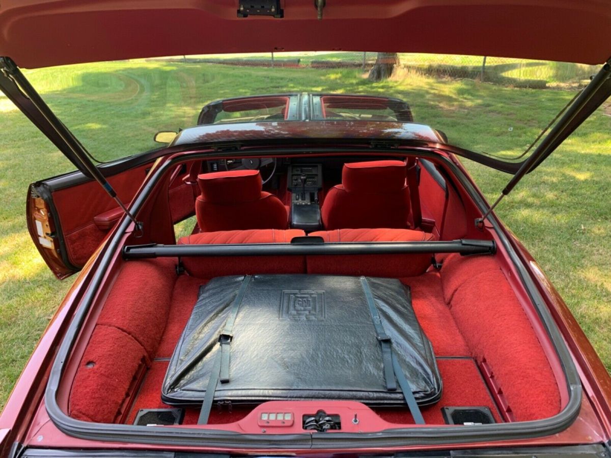 1987 Dark red Chevrolet Camaro Coupe