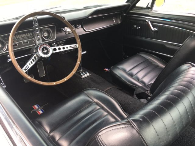 1965 White Ford Mustang Fastback