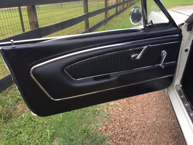 1965 White Ford Mustang Fastback