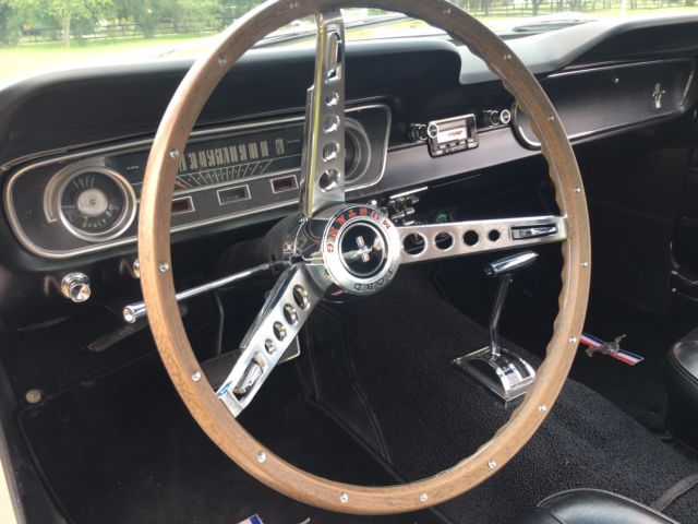 1965 White Ford Mustang Fastback