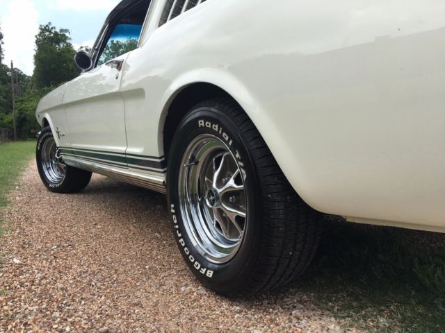 1965 White Ford Mustang Fastback