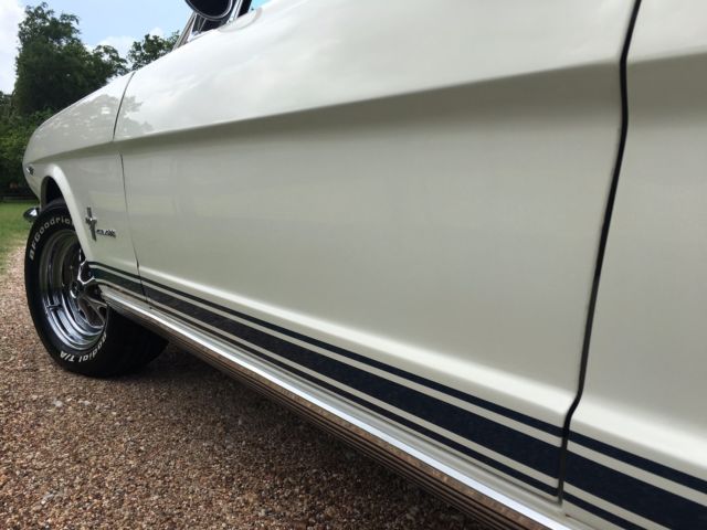 1965 White Ford Mustang Fastback