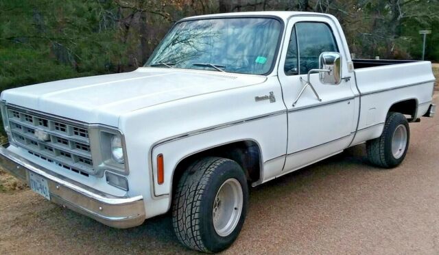 1978 White Chevrolet C-10 Standard Cab Pickup