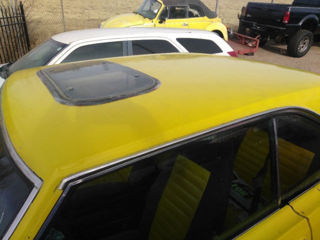 1973 Yellow Dodge Dart Coupe