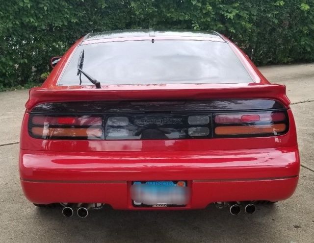 1990 Red Nissan 300ZX Hatchback