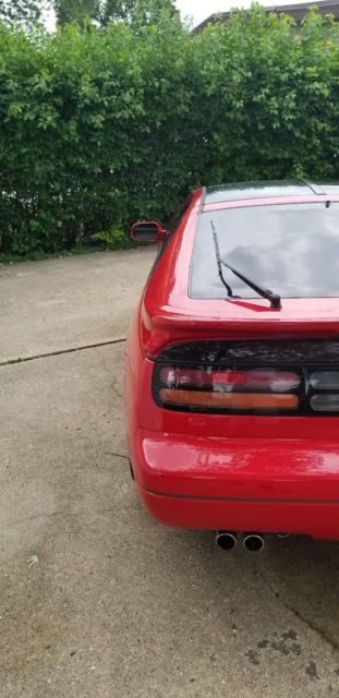 1990 Red Nissan 300ZX Hatchback