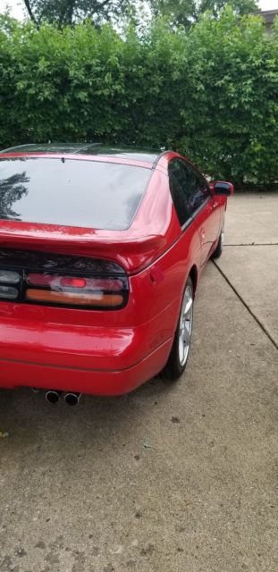 1990 Red Nissan 300ZX Hatchback