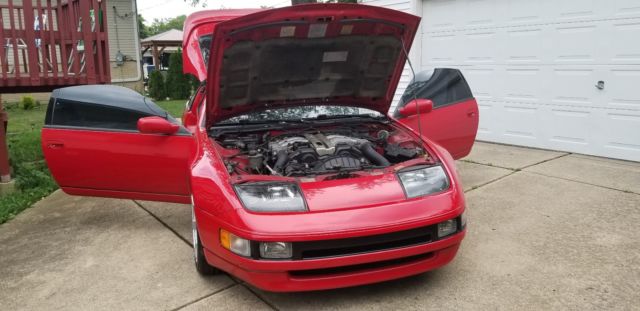 1990 Red Nissan 300ZX Hatchback