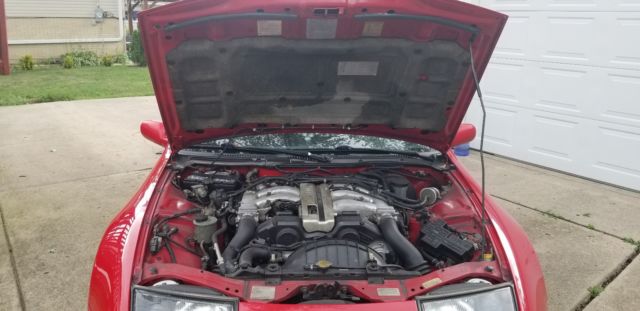 1990 Red Nissan 300ZX Hatchback