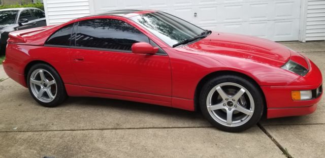 1990 Red Nissan 300ZX Hatchback