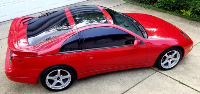 1990 Red Nissan 300ZX Hatchback