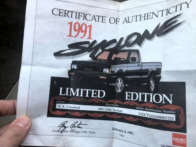 1991 Black GMC Other Standard Cab Pickup