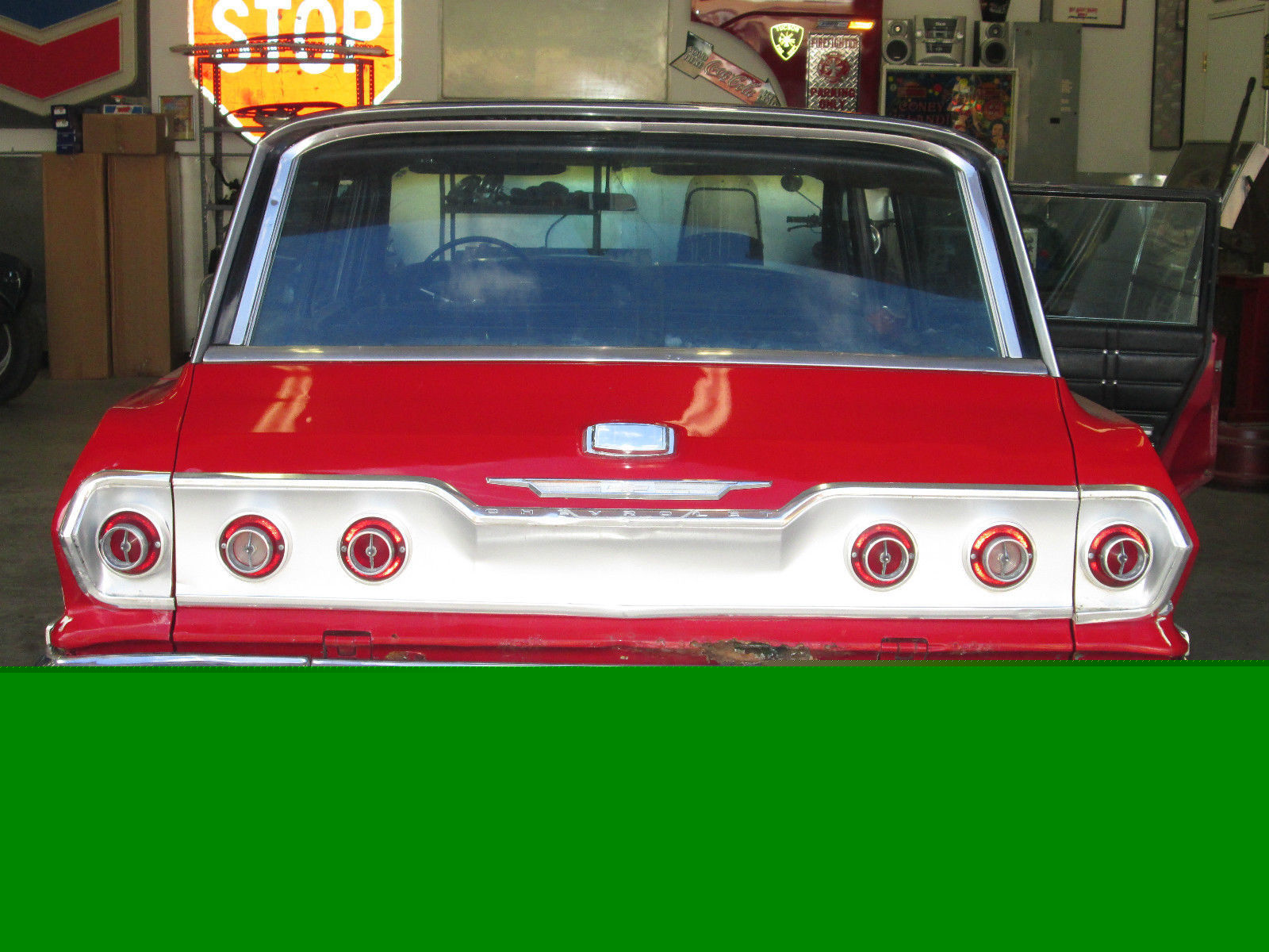 1963 Red Chevrolet Impala Wagon