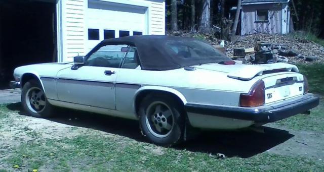 1989 White Jaguar XJS Convertible