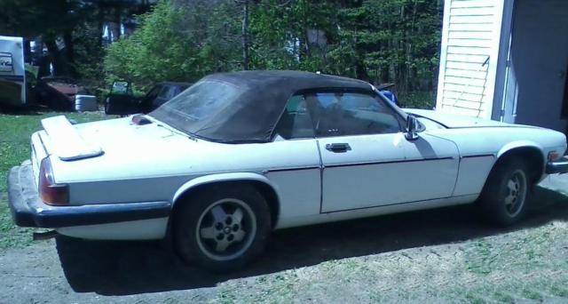 1989 White Jaguar XJS Convertible