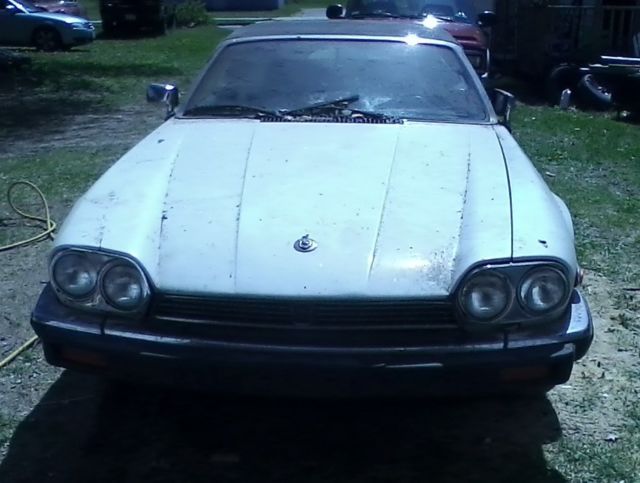 1989 White Jaguar XJS Convertible