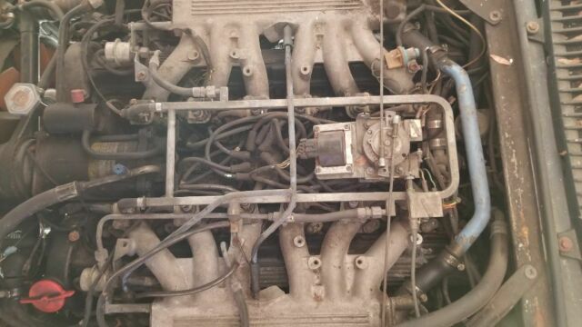 1989 Blue Jaguar XJS Convertible