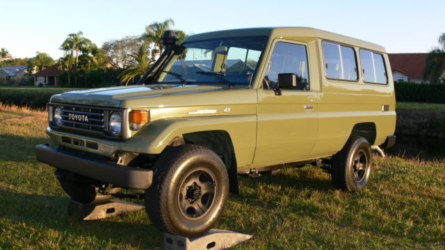 1985 SAFARI GREEN Toyota Land Cruiser SUV