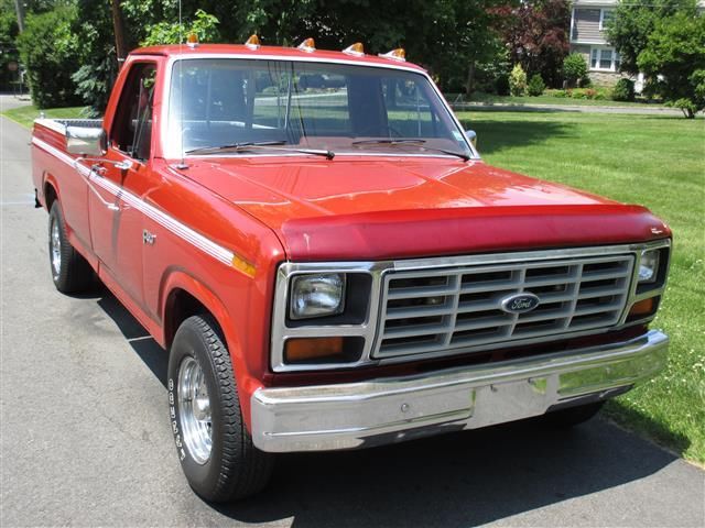 1984 Red Ford F-150 Pickup Truck