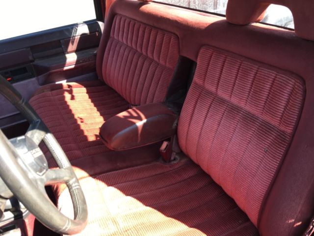 1989 Red Chevrolet Silverado 1500 Standard Cab Pickup
