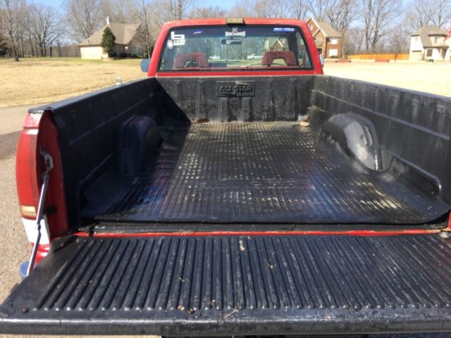 1989 Red Chevrolet Silverado 1500 Standard Cab Pickup