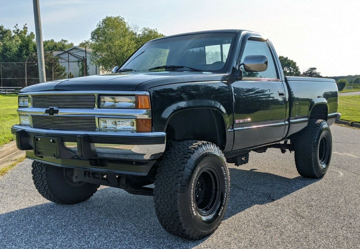 1989 Black GMC Sierra 1500 Standard Cab Pickup