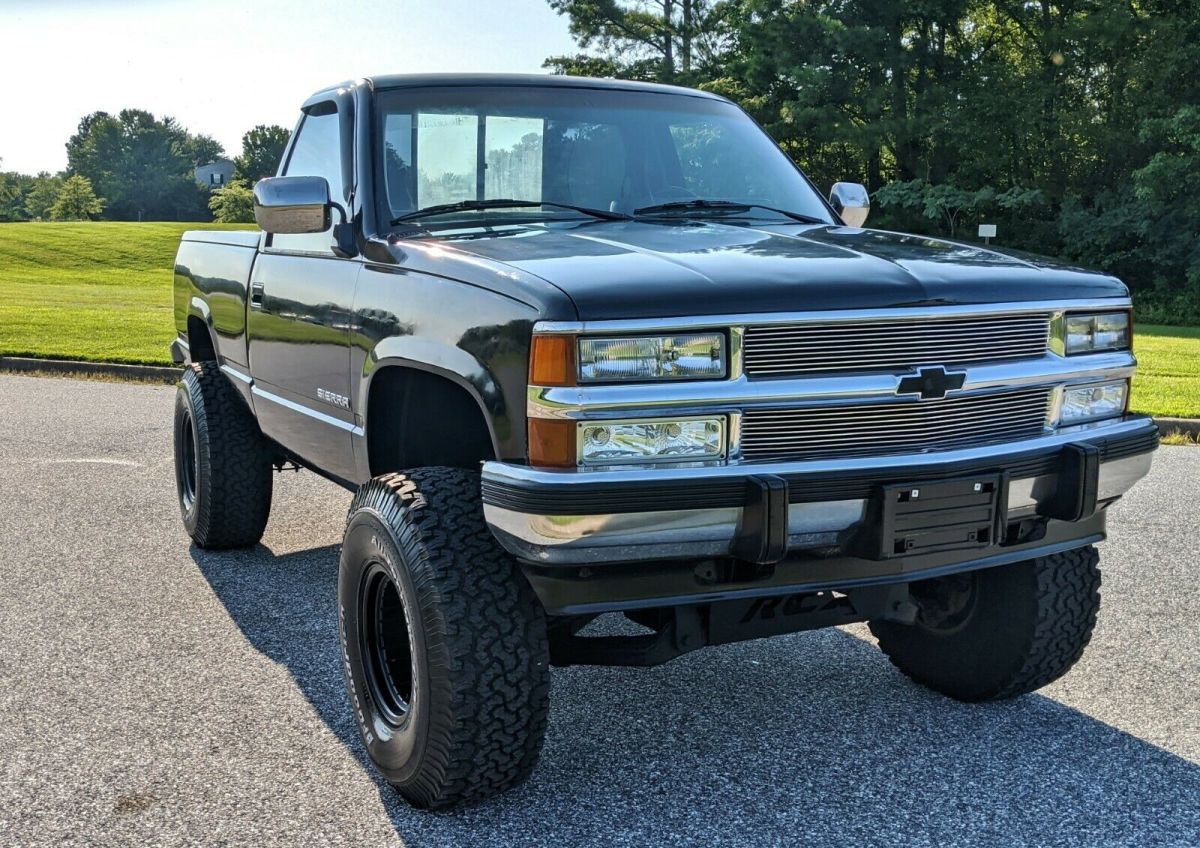 1989 Black GMC Sierra 1500 Standard Cab Pickup