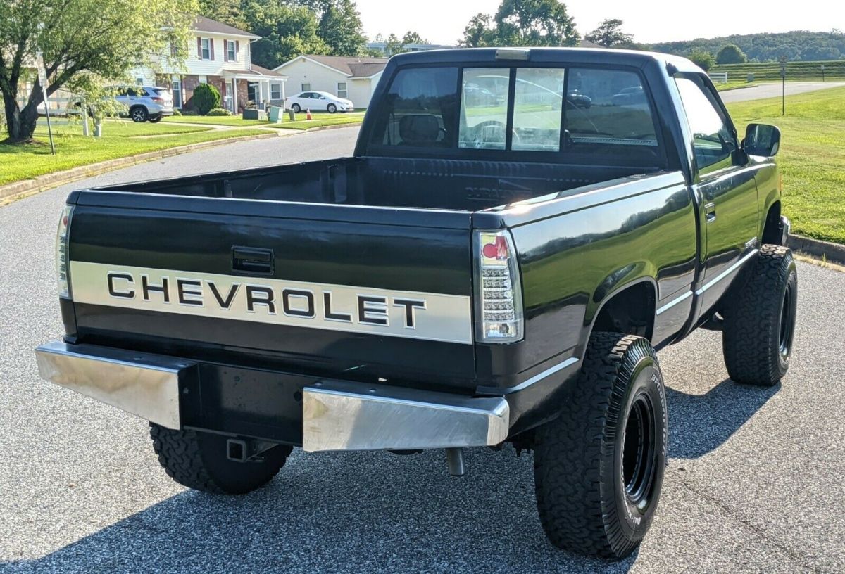 1989 Black GMC Sierra 1500 Standard Cab Pickup