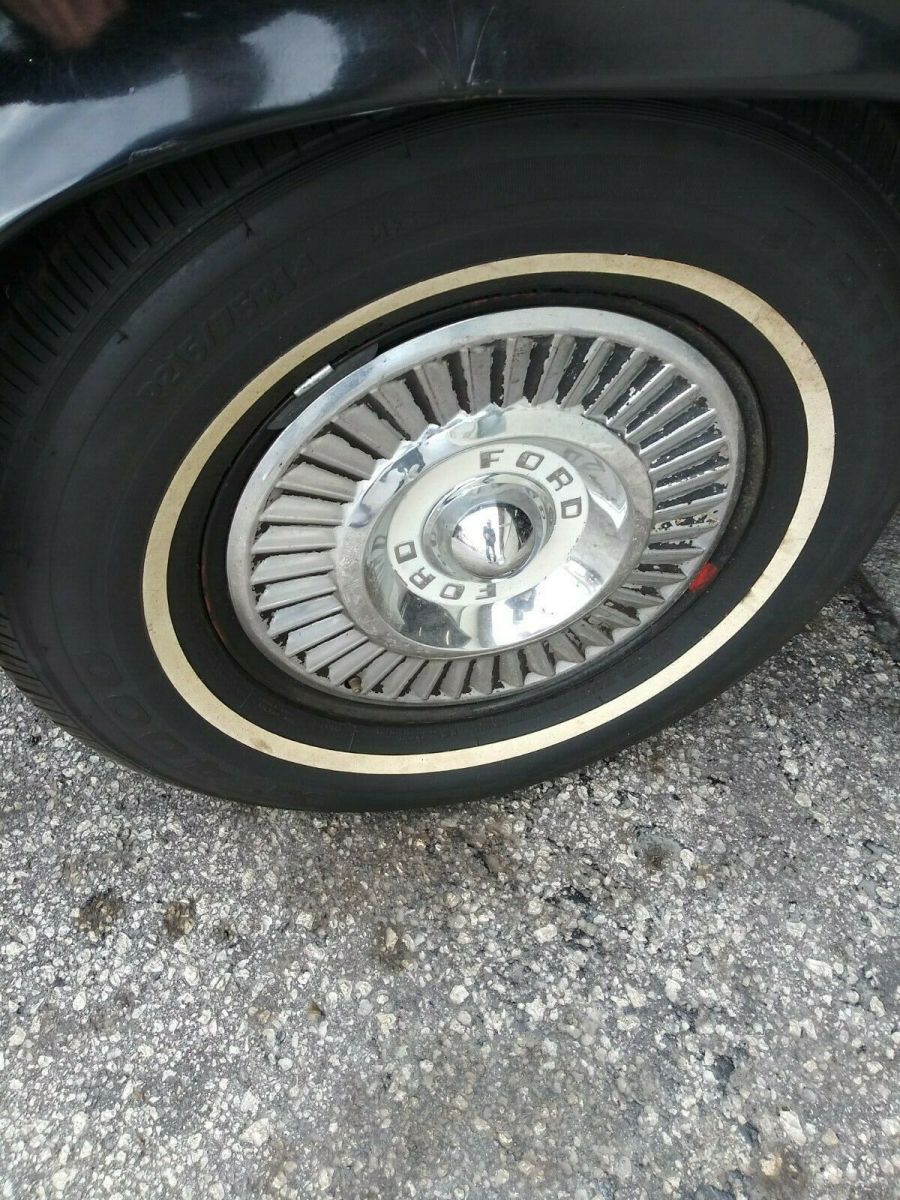1957 Black Ford Thunderbird Coupe