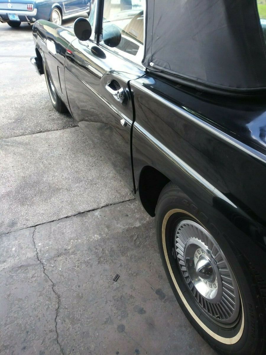 1957 Black Ford Thunderbird Coupe
