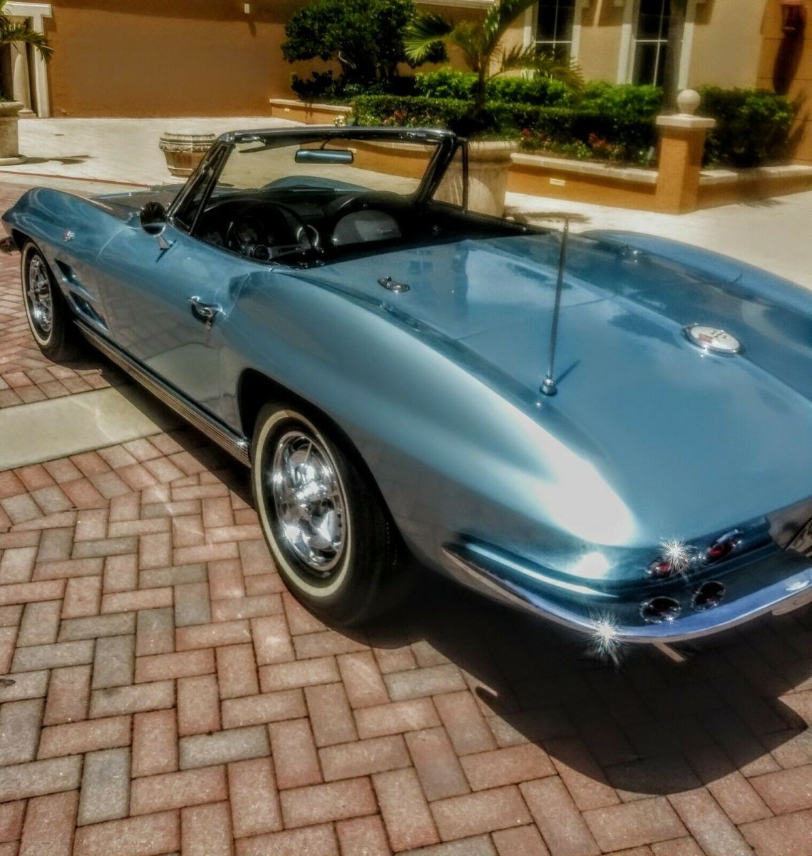1963 Silver blue Chevrolet Corvette