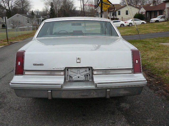 1987 Silver Oldsmobile Cutlass Coupe