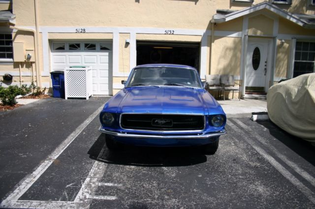 1967 Blue Ford Mustang Coupe