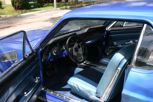 1967 Blue Ford Mustang Coupe