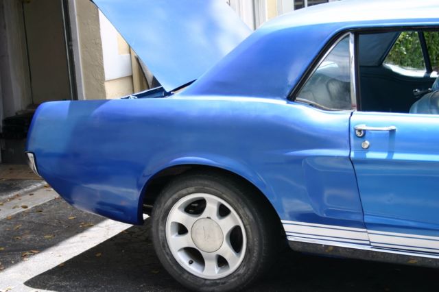 1967 Blue Ford Mustang Coupe