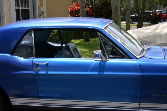 1967 Blue Ford Mustang Coupe