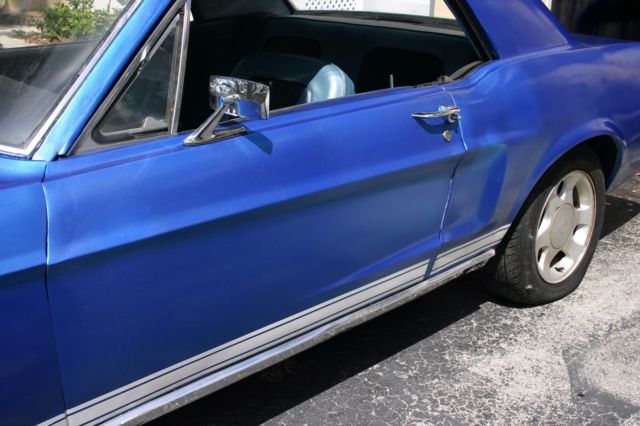 1967 Blue Ford Mustang Coupe