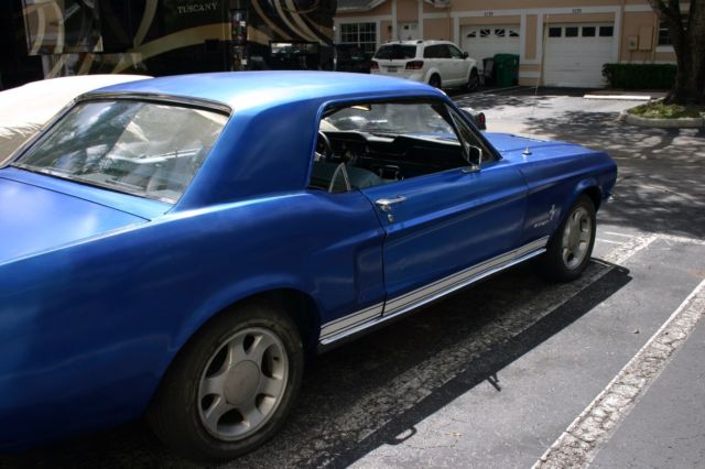 1967 Blue Ford Mustang Coupe
