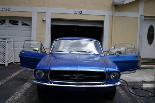 1967 Blue Ford Mustang Coupe