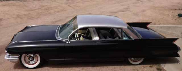 1961 Flat Black Cadillac DeVille Sedan