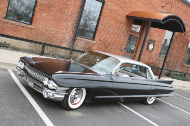 1961 Flat Black Cadillac DeVille Sedan