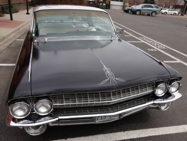 1961 Flat Black Cadillac DeVille Sedan