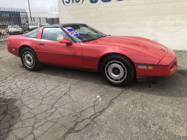 1985 Red Chevrolet Corvette Hatchback